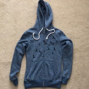 Front Zipper hooded jacket